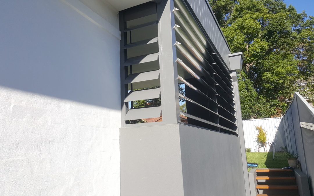 Louver Adjustable Privacy Screen Archives - Eco Awnings