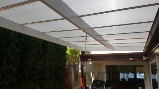 Roof Mounted twin wall Polycarb Patio