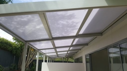 Retractable Polycarb awning