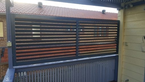Louvers Adjustable 85 mm Privacy screen