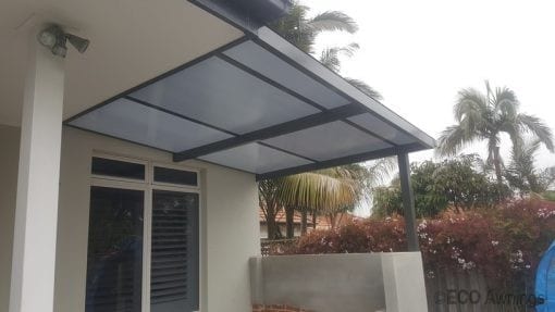 twinwall Polycarb Patio cover over BBq area