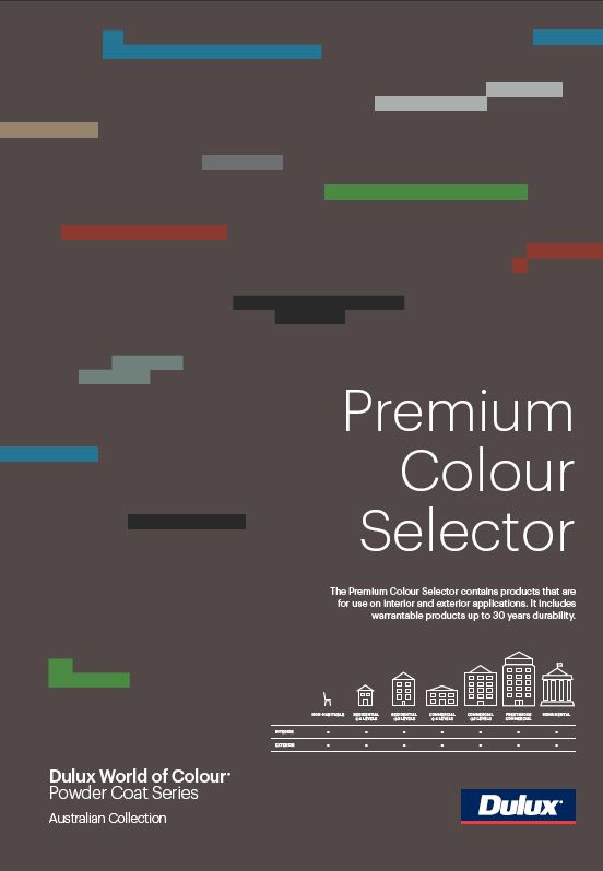 powder coat chart