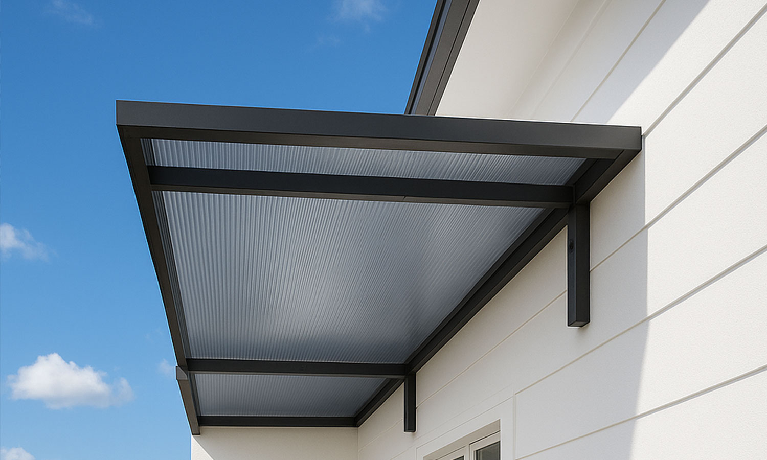 slim line 50 mounted to white brick wall